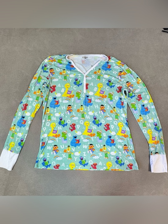 Little Sleepies Other - Little Sleepies Womens Spelling With Sesame Street Pajama Set Size Medium